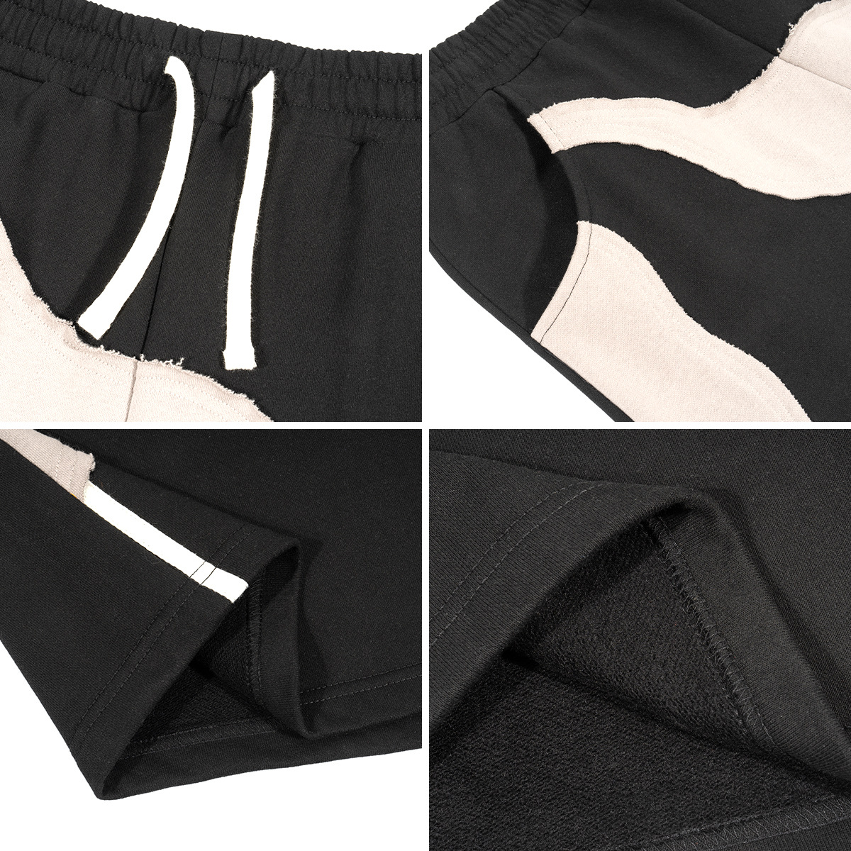 Loose Contrast Panel Shorts 20 02