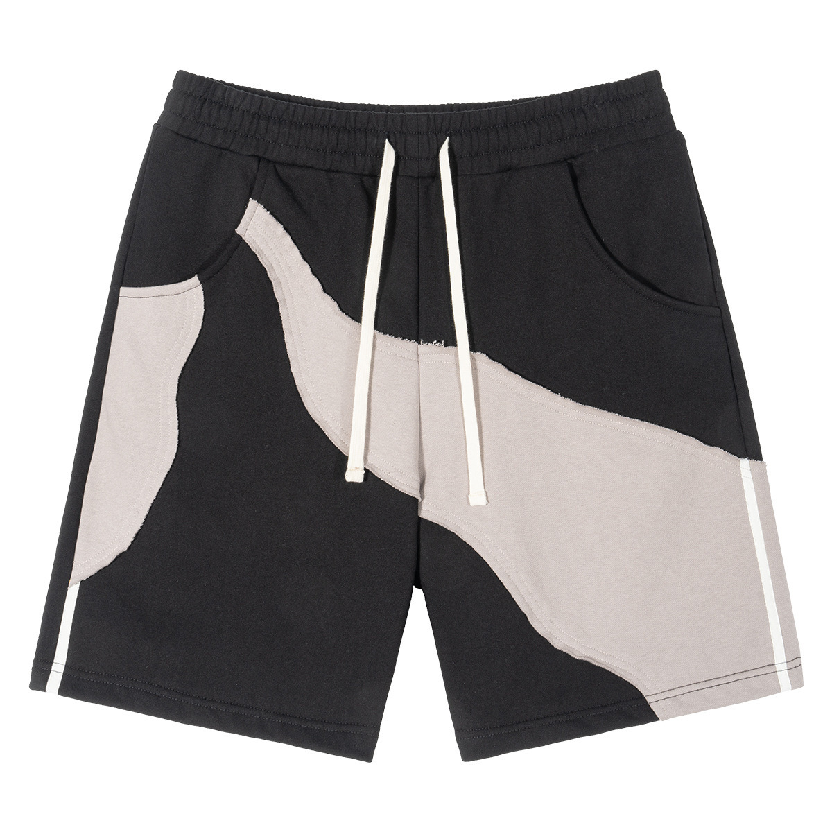 Loose Contrast Panel Shorts 20 01