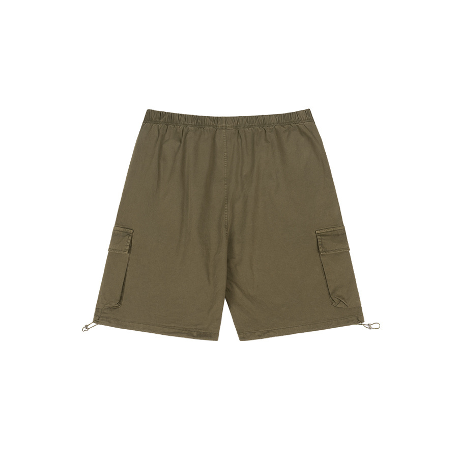 Loose Cotton Cargo Shorts Fashion Drawstring Hem 19 02