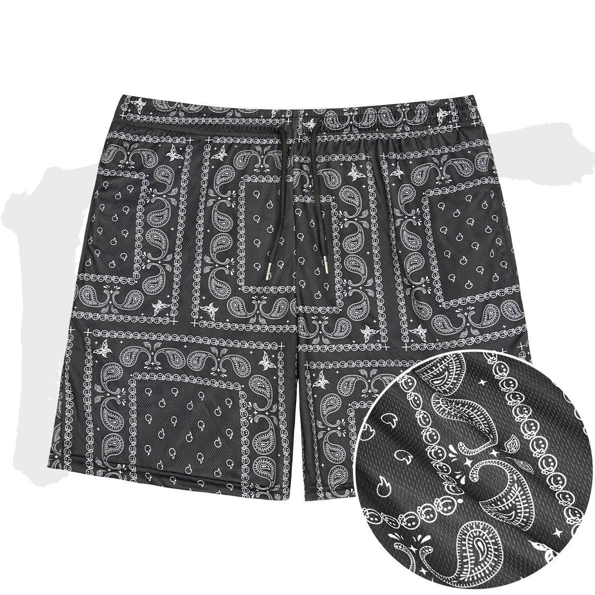 Paisley Print Shorts Casual Wear 17