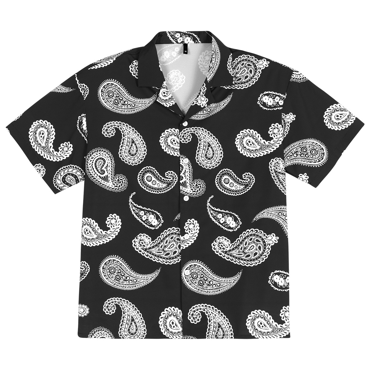 Printed loose shirt fashionable and casual cashew flower 31 02