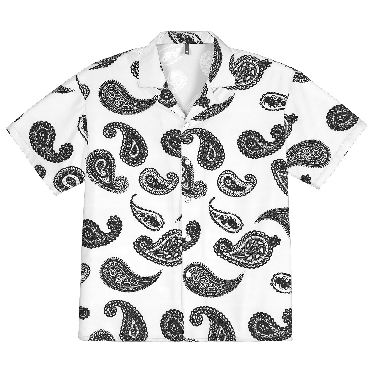 Printed loose shirt fashionable and casual cashew flower 31 01