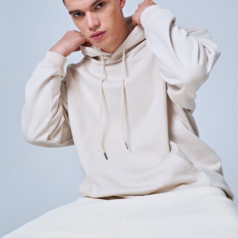 Pure cotton sweatshirt solid color casual hooded jacket 34
