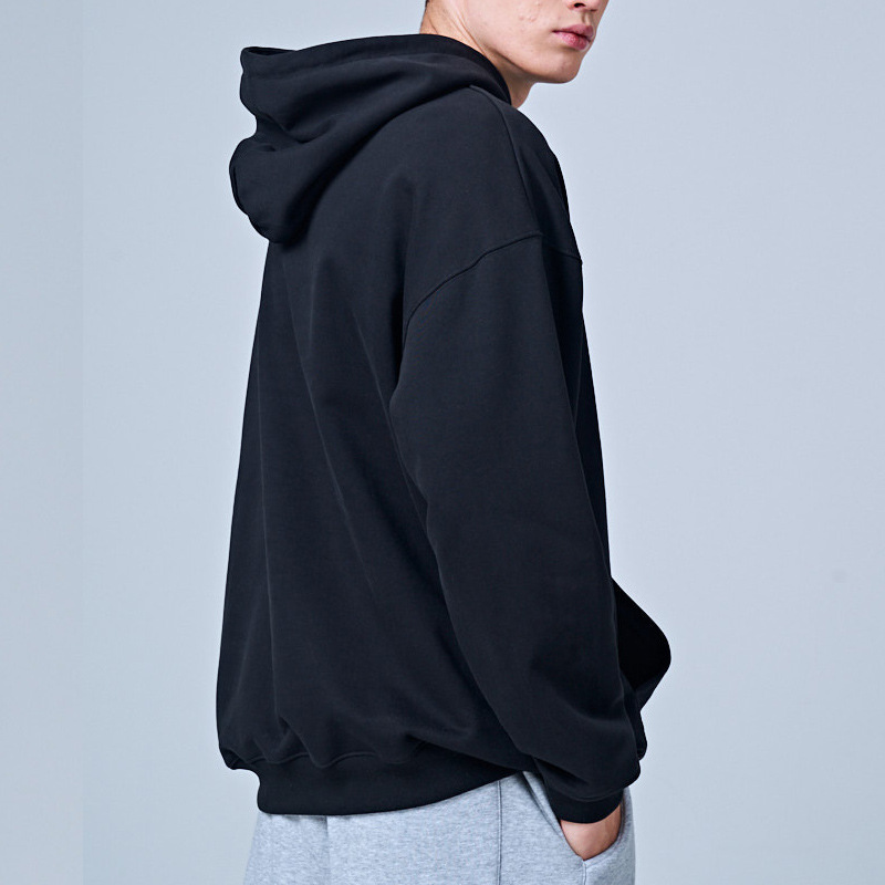 Pure cotton sweatshirt solid color casual hooded jacket 34 02