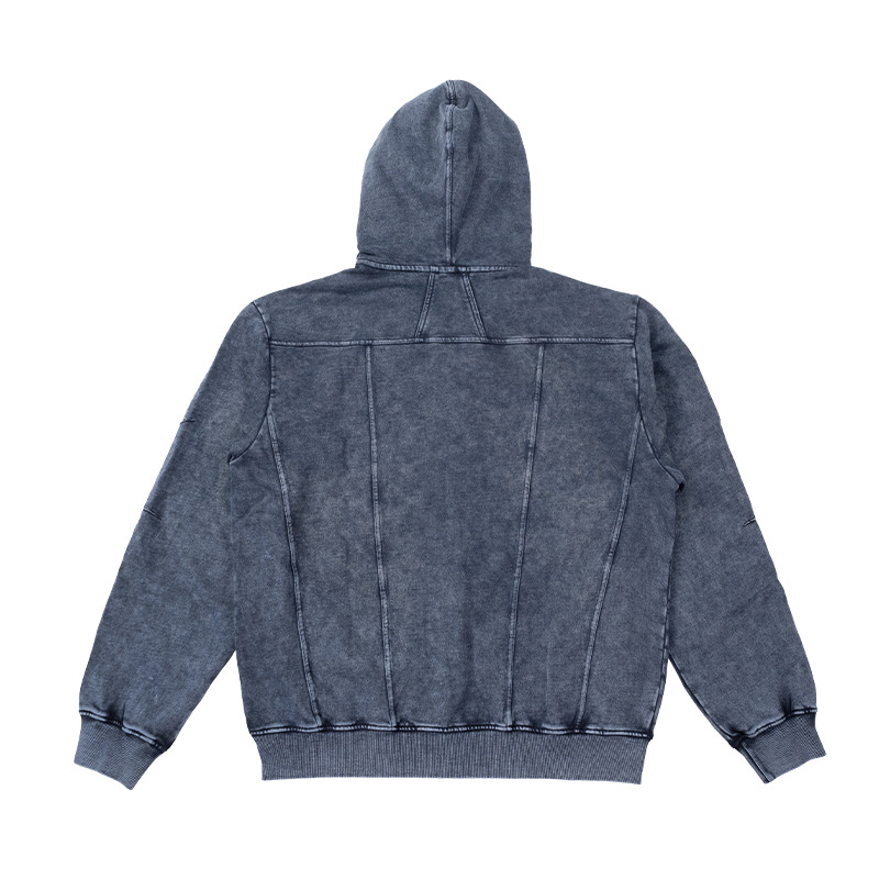 Zipper Vintage Sweatshirt Hoodie Cardigan 46 02